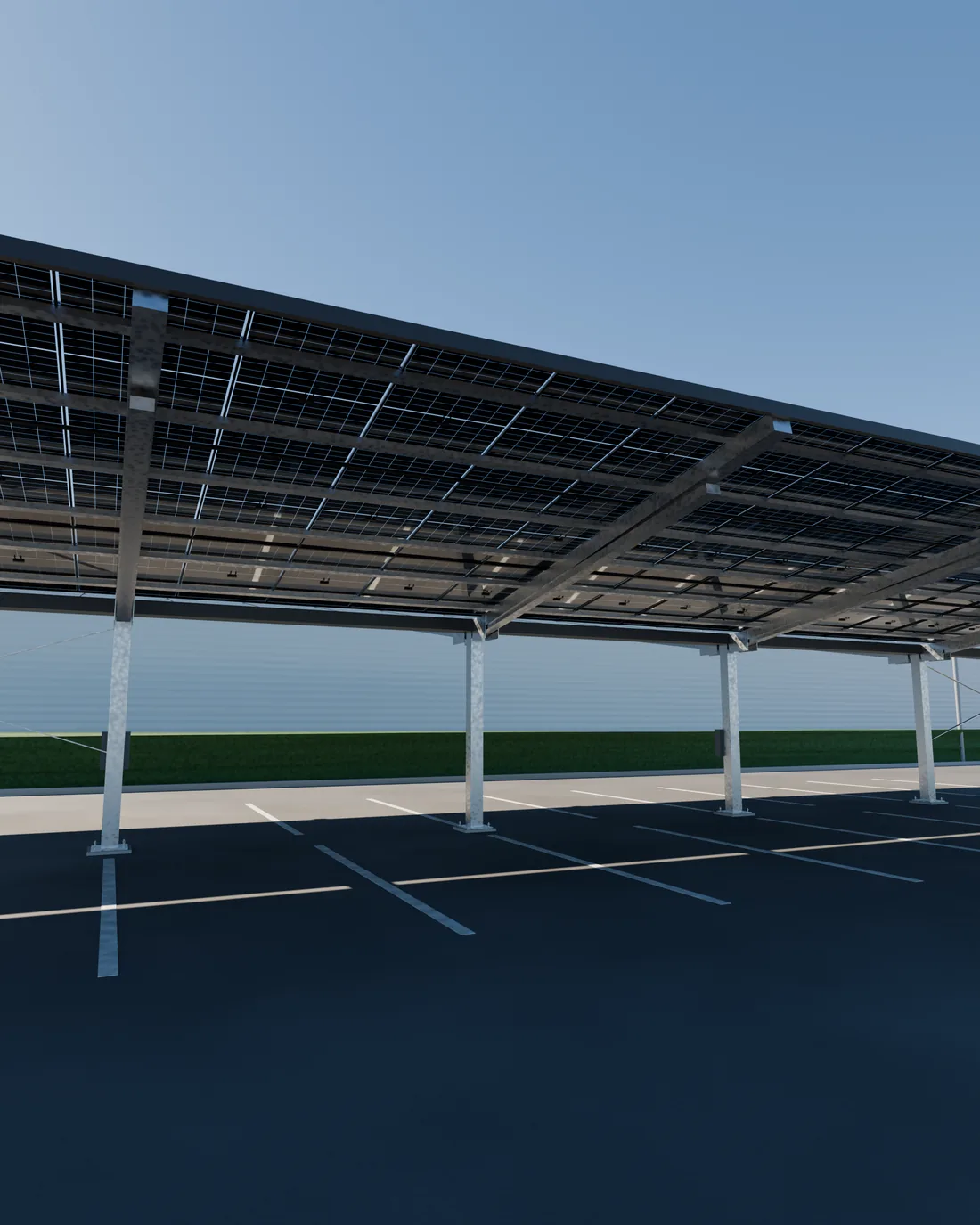Parkpower Series C – Atlas Heavy – maßstabsgetreues 3D-Rendering aus der Konstruktionszeichnung