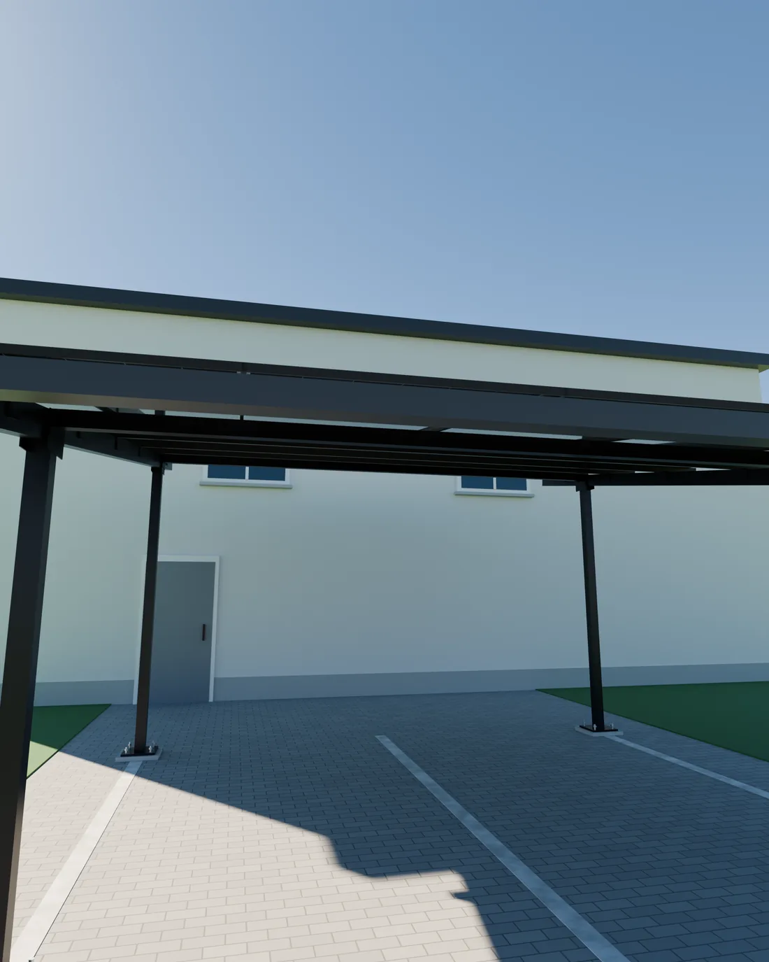 Parkpower Series R – Vela – maßstabsgetreues 3D-Rendering aus der Konstruktionszeichnung